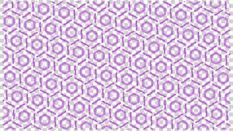 Purple and White Gradient Hexagonal Pattern Ilustração Stock
