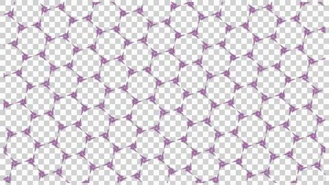 Purple and White Triangle Hexagonal Seamless Texture Stockillustratie