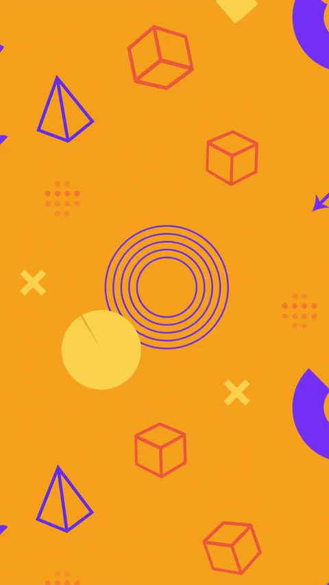 Purple And Yellow Scribbles Background Video stock 279399232