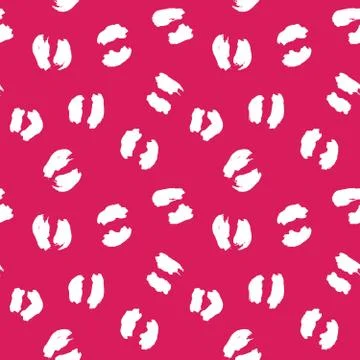 Purple Animal Leopard Seamless Pattern Background Stock Illustration