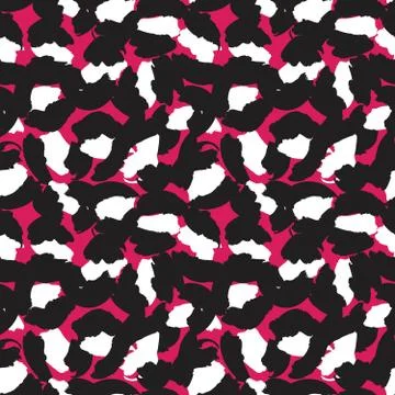 Purple Animal Leopard Seamless Pattern Background 스톡 일러스트