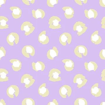 Purple Animal Leopard Seamless Pattern Background Illustrazione stock