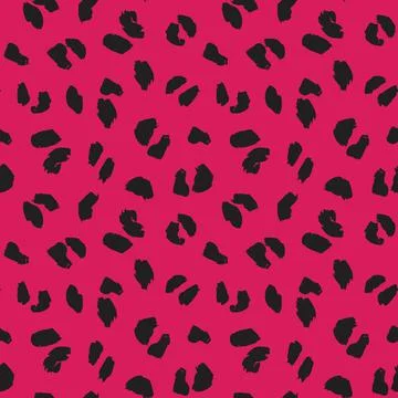 Purple Animal Leopard Seamless Pattern Background 스톡 일러스트
