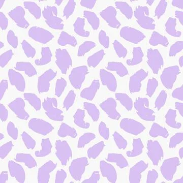 Purple Animal Leopard Seamless Pattern Background 库存插图