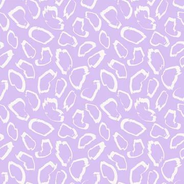 Purple Animal Leopard Seamless Pattern Background 스톡 일러스트