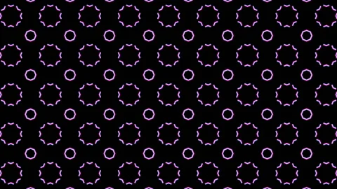 Purple animated geometric patterns. abstraction moving screensaver. 3d render Stock Footage 102283710