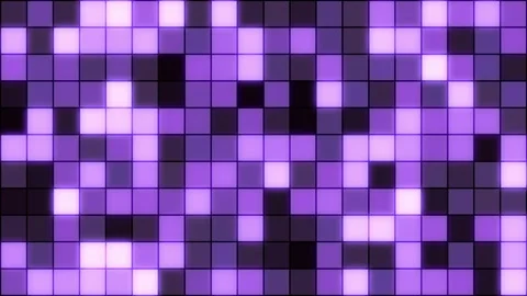Purple Animated Grid of Changing Square Tiles with Seamless Loop Vídeo Stock 314717836