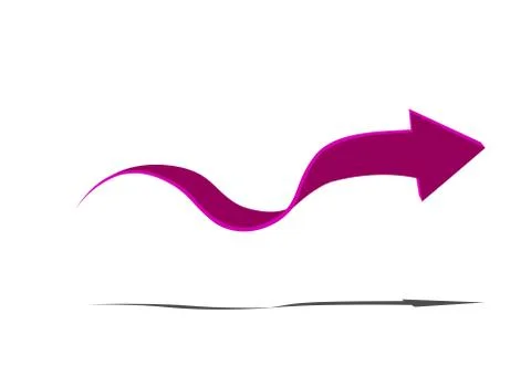 Purple arrow イラスト素材