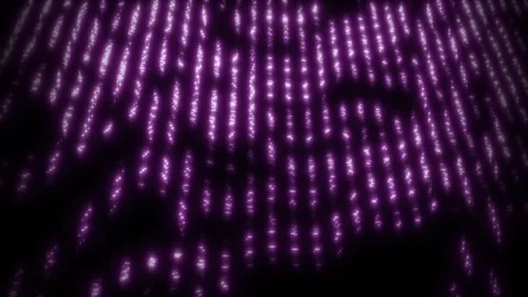 Purple Audio Visualizer - Glowing Bars Reacting To The Sound Stock Footage 137801099