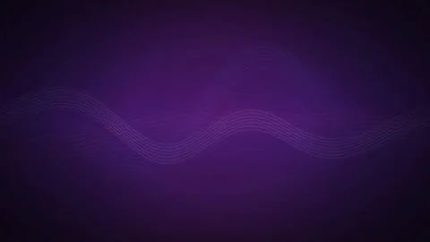 Purple audio waves flow horizontally in a seamless loop Stock Footage 341275082
