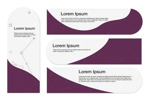 Purple backdrop curve pattern for background Stock Illustration