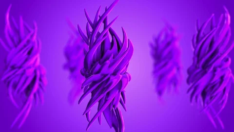 Purple background abstract element animation 3D graphic rendering. Stock Footage 95428573