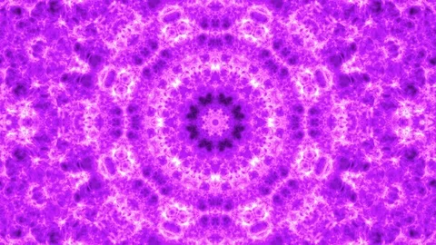 Purple background abstract motion graphic animation of fractal noise effect. Stock Footage 89070873