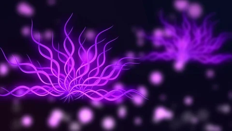 Purple background abstract shape animation Stock Footage 88773577