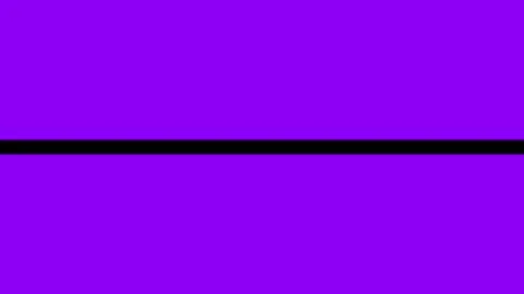 Purple background with animated black bar expansion for video transition, text Vídeos de archivo 334082648