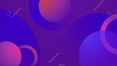 Purple background with circular geometric patterns enhanced with gradient tones Vídeo Stock 293660937