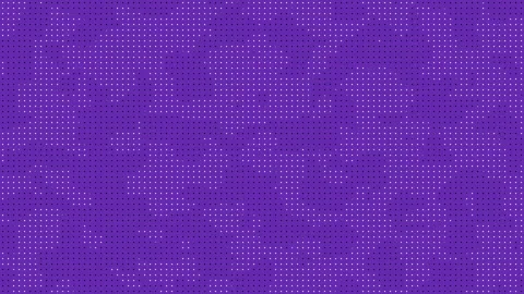 Purple background features black and white dots in grid pattern. Stock Footage 292746046