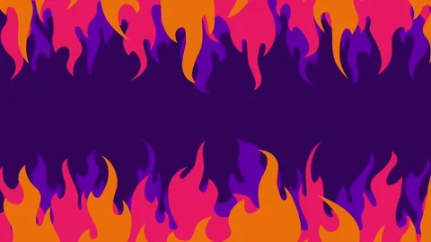 Purple background features vibrant orange pink purple flame Background animation Stock Footage 295776572