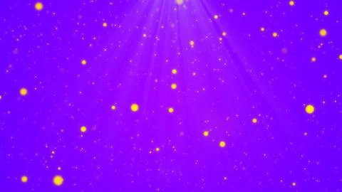 Purple Background with Glowing Glitters Ilustración de archivo