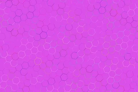 Purple background with honeycomb pattern and lines 스톡 일러스트