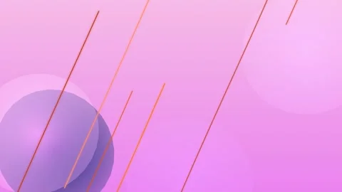 Purple Background with Moving Blue Spheres and Lines. 스톡 동영상 329928836