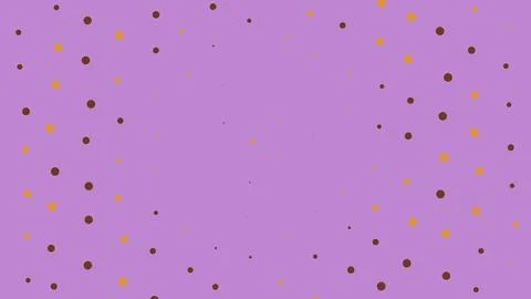 Purple background with scattered dots design Illustrazione stock