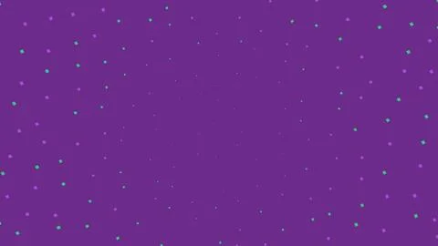 Purple background with small green square geometric pattern Illustrazione stock