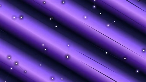 Purple Background with White Dots and Lines. Video stock 329426289