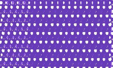 Purple background with white irregular grid pattern Stock Illustration