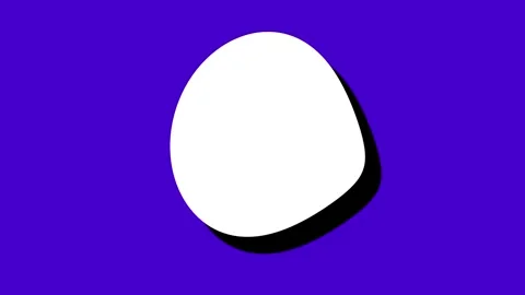 Purple Background White Organic Blob Shape Shadow Stock Footage 336837635