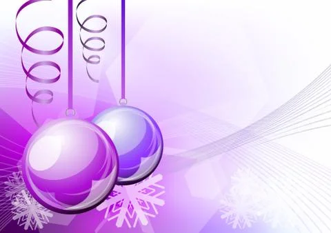 Purple balls Stock Illustration