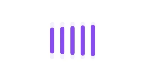 Purple Bars Loading Screen Loop Video stock 341362597