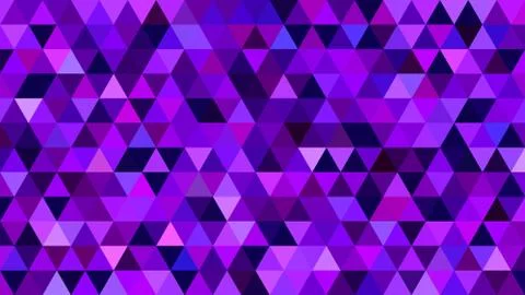 Purple BG with Triangles. Dark Violet Pattern Illustrazione stock