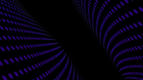 Purple black background motion animation.  a point of light. curved space Stock Footage 275883138