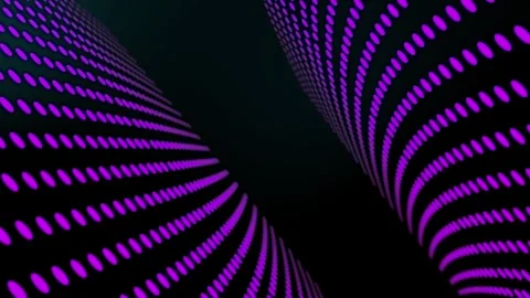 Purple black background. space for text. bright points, curved space Stock Footage 274719403