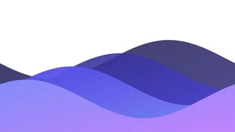 Purple Blue Abstract Flowing Wave Background Stock Illustration