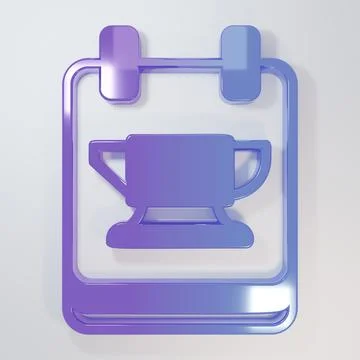 Purple-blue Blacksmith anvil tool icon isolated on grey background. Metal f.. イラスト素材