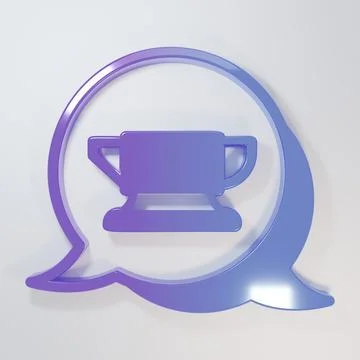 Purple-blue Blacksmith anvil tool icon isolated on grey background. Metal f.. Stock Illustration