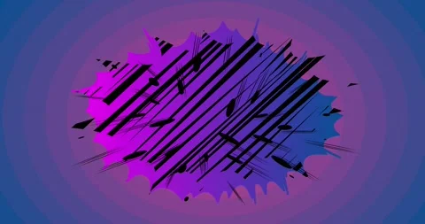 Purple Blue Comic Book Boom Background Stock Footage 168162702