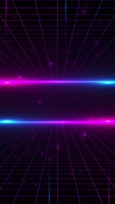 Purple Blue Cyber Grid Motion Stock Footage 333856499