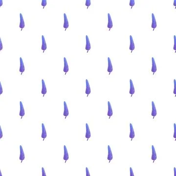 Purple blue feather pattern creating seamless background Stockillustratie