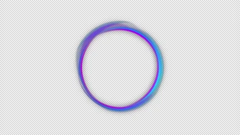 Purple blue magic aperture loop animation,alpha channel Stock Footage 235940242