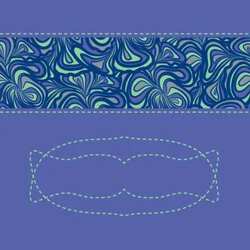Purple-blue pattern with space for text Stock Illustration