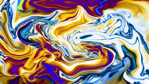 Purple Blue Wavy Reflection Surface Macro. Stock Footage 169004023