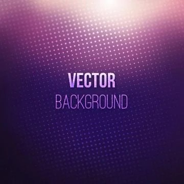 Purple Blurred Background With Halftone Effect Stock Illustration