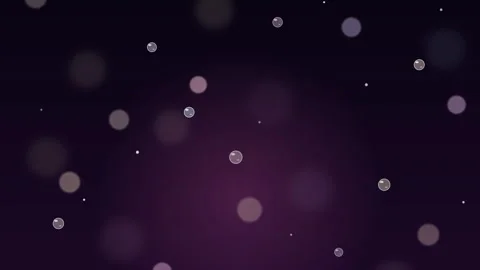 Purple bokeh background animation loop with glowing particles and dust Stock Footage 346740255