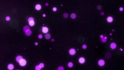 Purple Bokeh Lights on Dark Background 库存影片 340189280