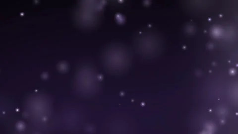 Purple Bokeh Particles Floating Abstract Motion Background Stock Footage 347658463