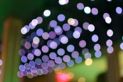 Purple bokeh Stock Photos