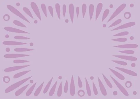 Purple border background with circle and dots. Layout design for business or Stock Illustration